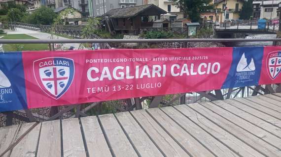 Il Cagliari arriva a Ponte di Legno: al via il ritiro dei rossoblù