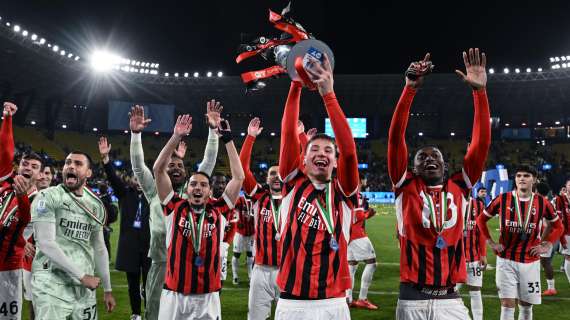 QUI MILAN - I rossoneri celebreranno la Supercoppa in campo, prima del match contro il Cagliari