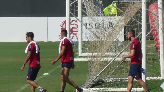 Cagliari, il report dell'allenamento odierno: sviluppi di gioco e partitelle a tema