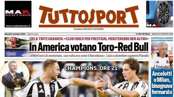 Tuttosport - "Juve Real con Motta"