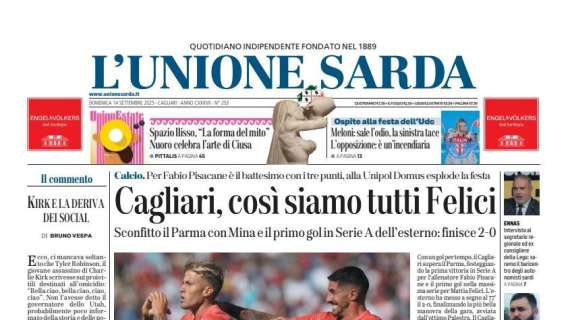 L'Unione Sarda - Cagliari, così siamo tutti Felici