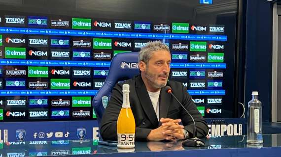 Empoli, Gemmi: "Salvezza? Dobbiamo provare a fare 3-4 vittorie"