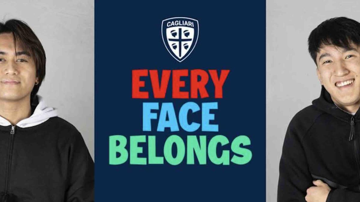 Cagliari, "Every Face Belongs": il club rinnova l'impegno contro il razzismo