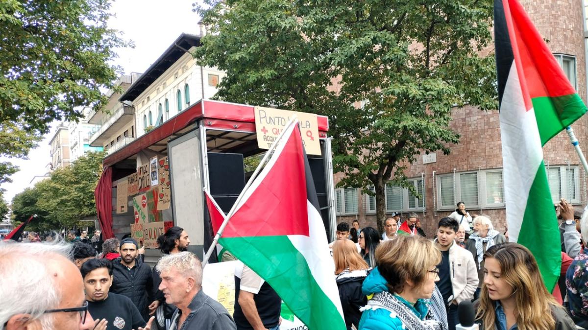 Verso Italia-Israele: a Udine iniziata una manifestazione ProPal