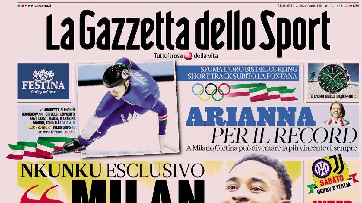 Nkunku: "Milan ti amo". L'apertura della Gazzetta