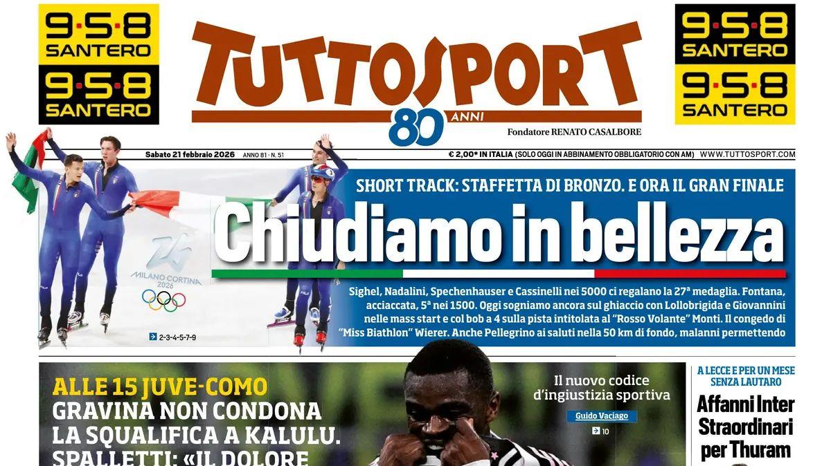 Gravina non condona la squalifica a Kalulu. Tuttosport: "Sgraziati e arrabbiati"
