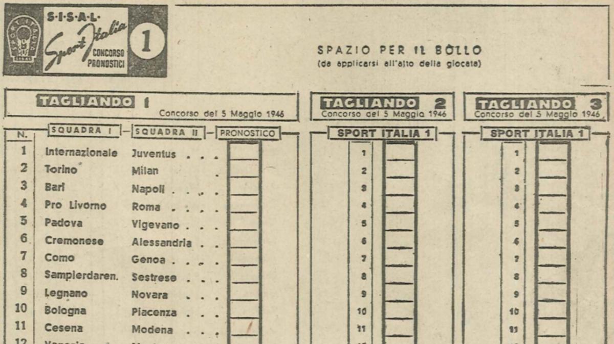 Sisal celebra gli 80 anni della Schedina, icona dello sport