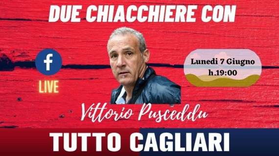 Questa sera Vittorio Pusceddu ospite di TuttoCagliari.net