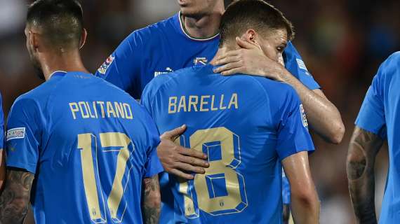 Italia-Ucraina, assegnati i numeri di maglia: a Barella la 18, a Orsolini la 7 e a Raspadori la 10