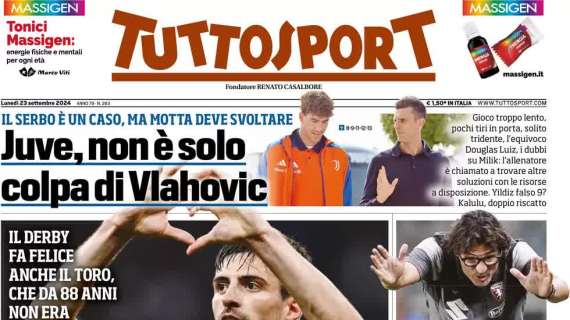 Tuttosport - Notte da Milan. Inter in Gabbia