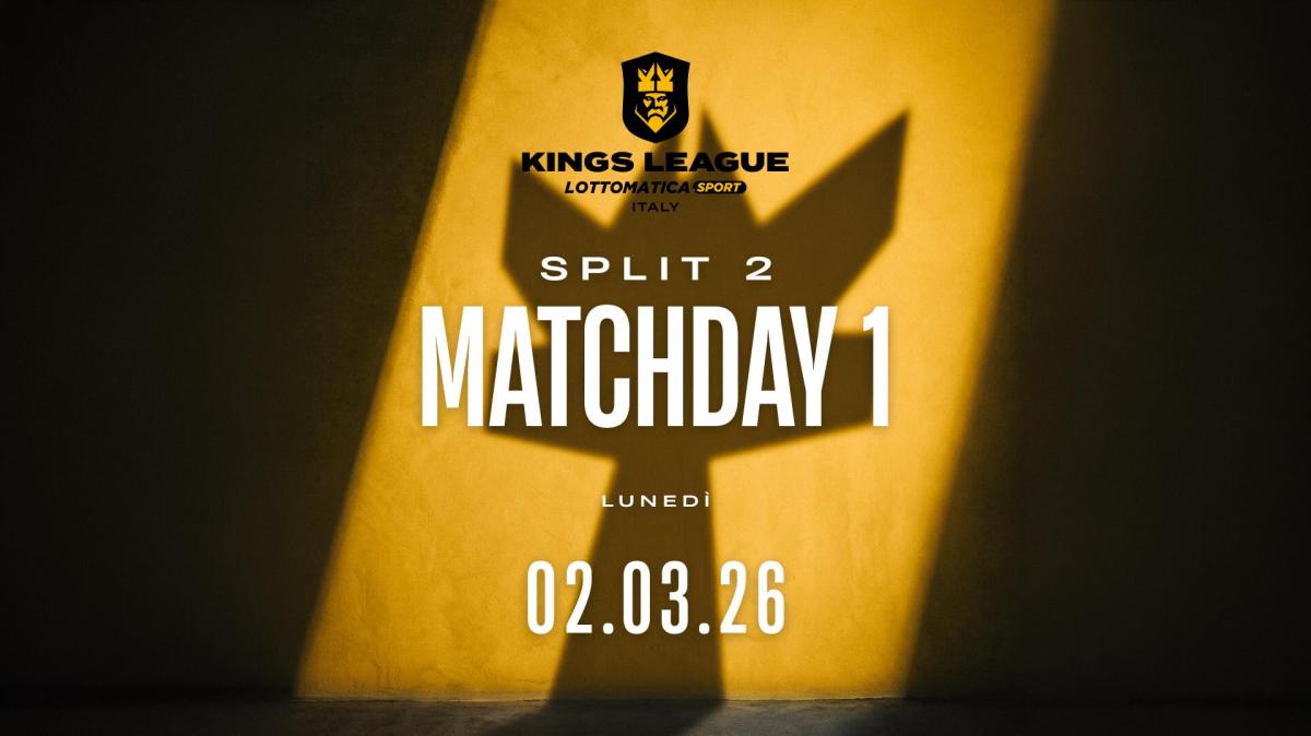 Kings League Lottomatica.sport Italy: la nuova stagione comincia il 2 marzo
