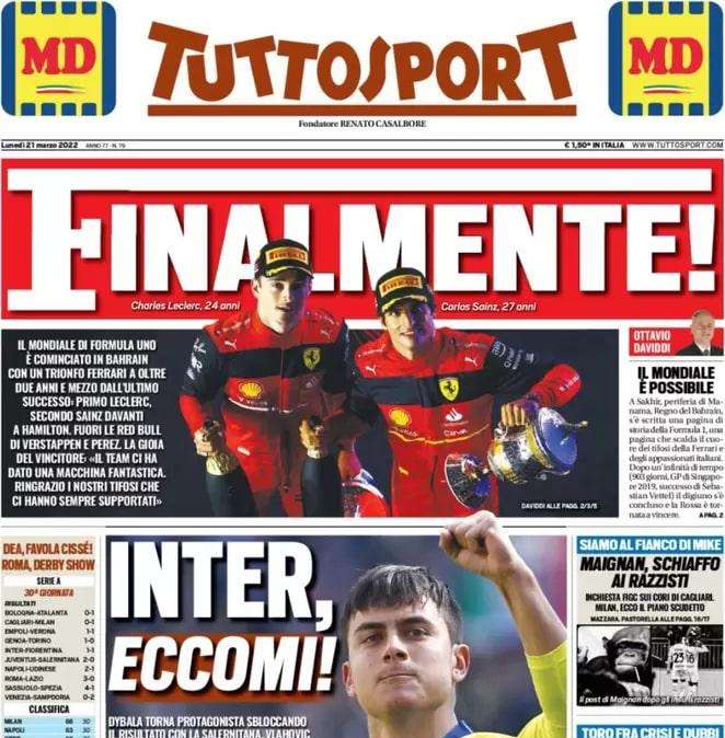 Tuttosport - Inter, eccomi!