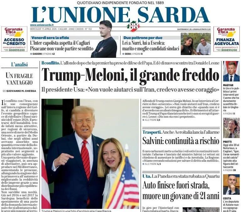 Potenza di una vittoria, ora sei match point. L'Unione Sarda: "L'Inter capolista aspetta il Cagliari. Pisacane non vuole partire sconfitto"