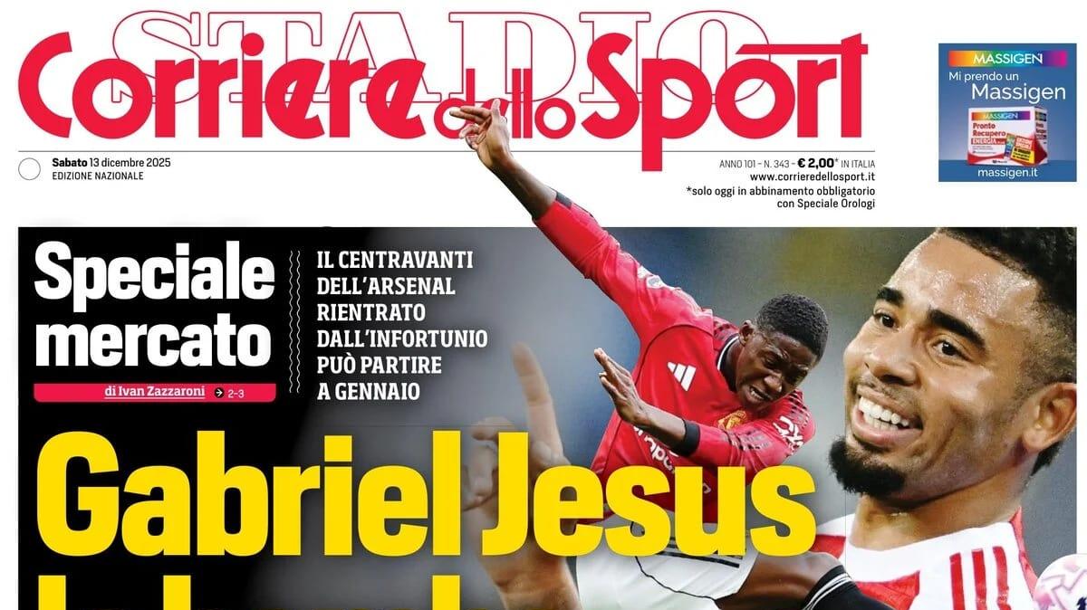 Speciale mercato, Corsport: "Gabriel Jesus, la bomba"