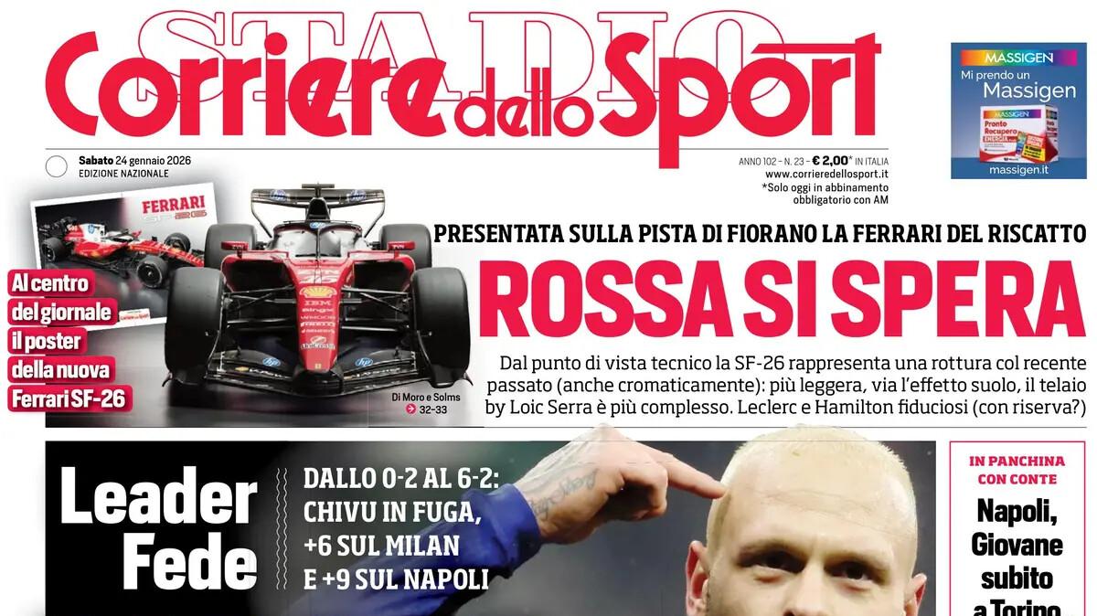 Leader Fede, Corsport: "Sapore Dimarco"