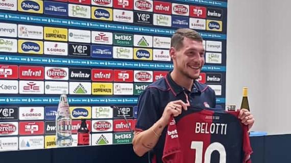 Cagliari, Belotti: "Con l'Inter partita difficile. Cercheremo di fare il massimo per dare una gioia ai tifosi"