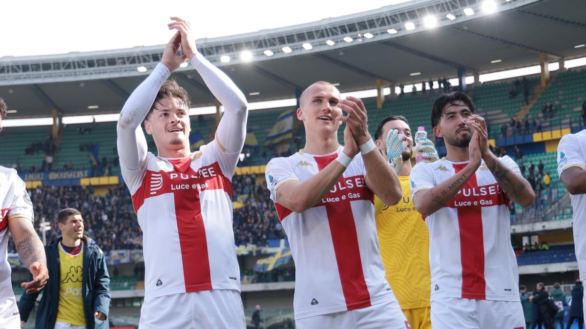 Genoa colpo salvezza, il Verona sempre più giù