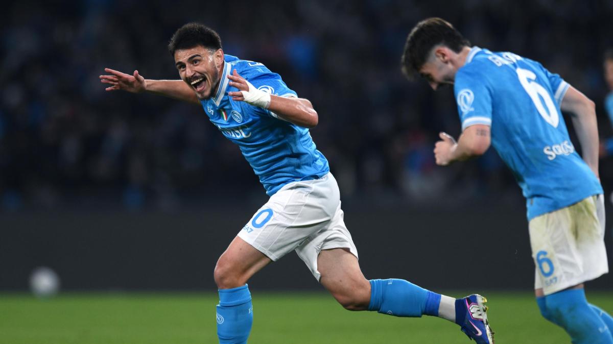 Serie A, il Napoli supera il Torino: 2-1 firmato Alisson Santos-Elmas. Non basta Casadei ai granata