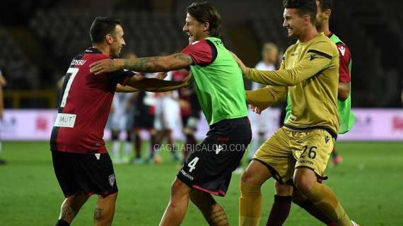 Coppa Italia - Cagliari-Palermo 1-1 (dts), i rossoblù vincono 5-3 ai calci di rigore. Decisivo Cragno