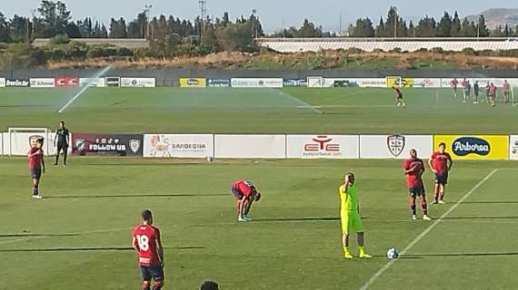 Cagliari, qualche scatto dell'amichevole odierna (FOTO)