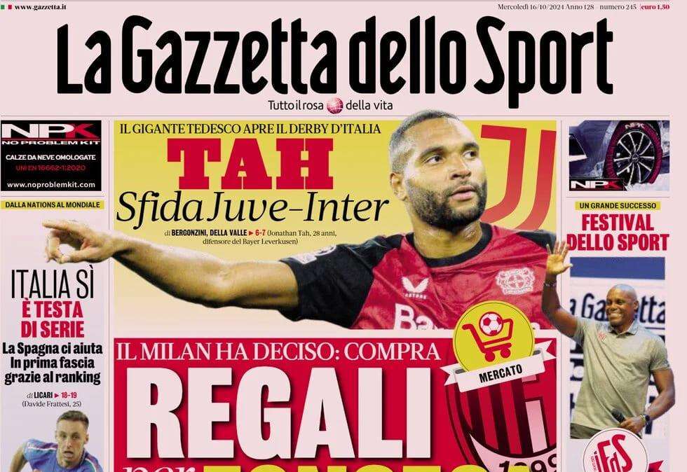 Gazzetta - Regali per Fonseca