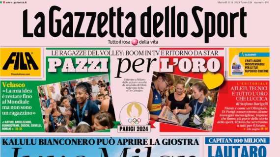 Gazzetta - Juve-Milan, che giro