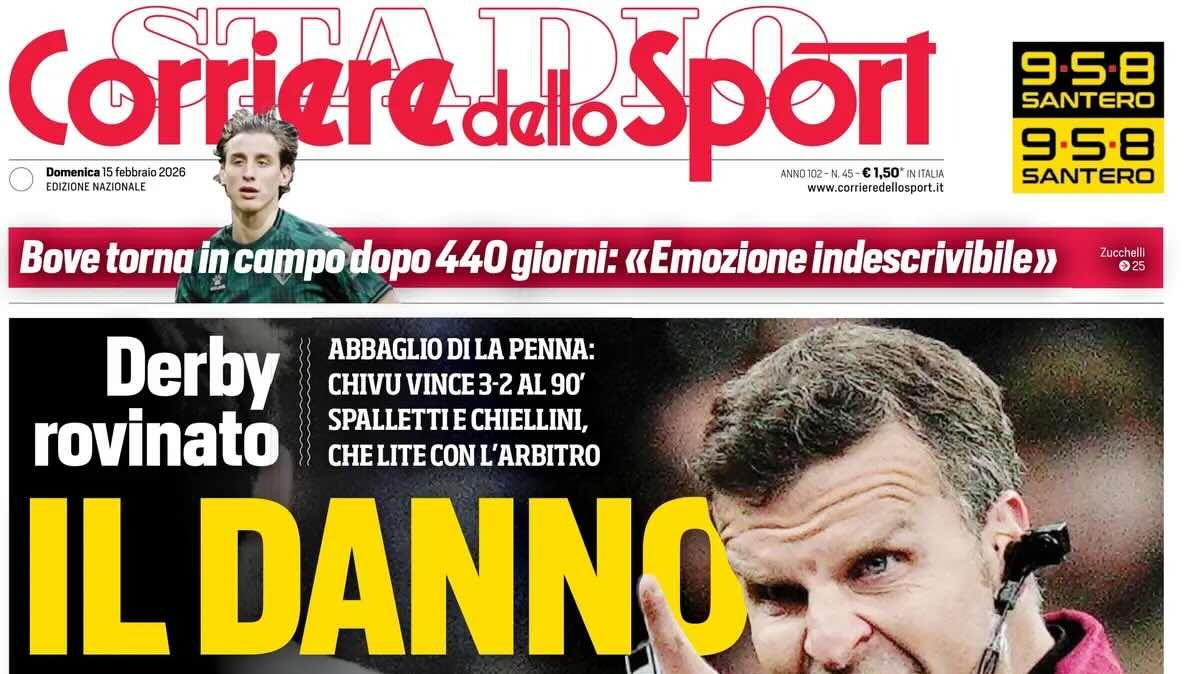 Derby rovinato, Kalulu, rosso assurdo. Corsport: "Il danno"