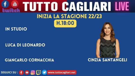 LIVE TC - Alle 18 appuntamento della redazione con Cinzia Santangeli