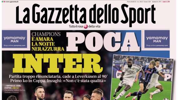 Gazzetta - Poca Inter