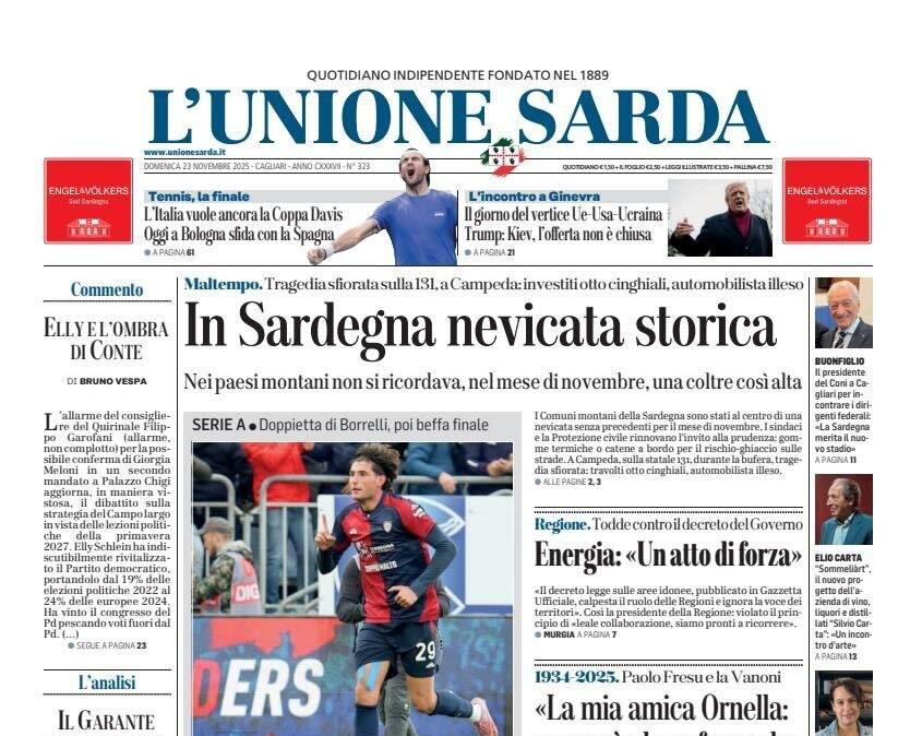 Cagliari, non bastano 3 gol. L'Unione Sarda: "Il retrogusto è amarissimo"