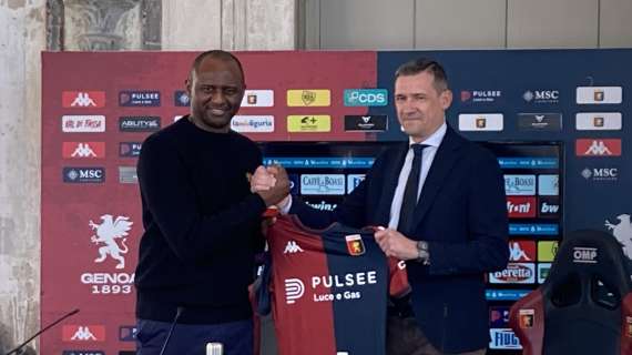 QUI GENOA - Vieira: "Gilardino giocatore e allenatore importantissimo per il Genoa. Questo non cambierà mai"