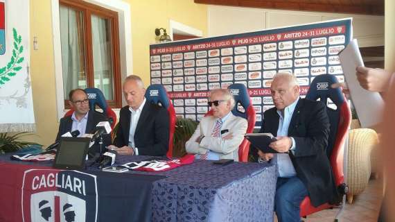 Il Cagliari Calcio presenta il ritiro pre campionato 