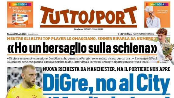 Tuttosport - DiGre, no al City: "Meglio la Juve’"