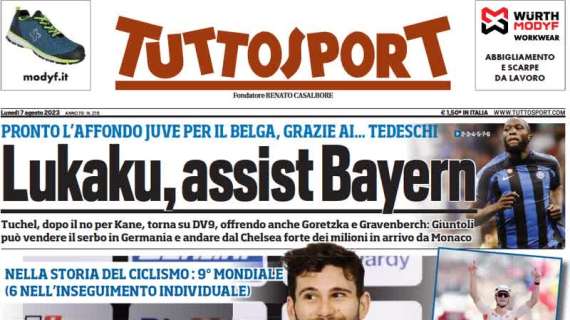 Tuttosport - Lukaku, assist Bayern