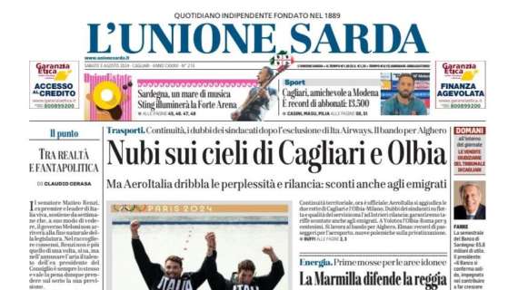 L'Unione Sarda - Cagliari, il ritiro finisce a Modena. L'ultimo test alle 17 al Braglia. Le probabili scelte di Nicola