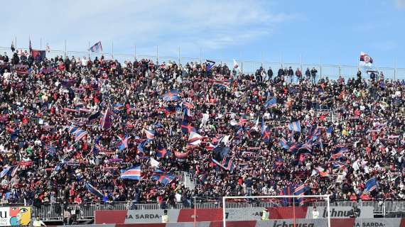 Nuova Sardegna - Cagliari-Spezia, venduti finora la metà dei biglietti disponibili