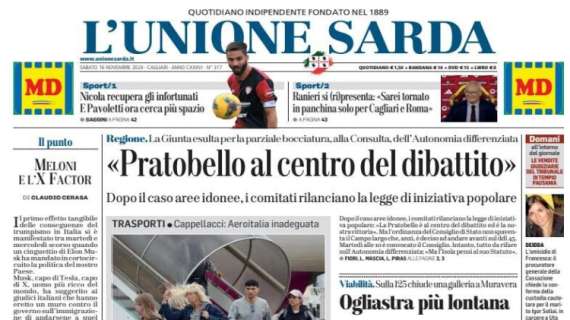 L'Unione Sarda - Cagliari, Pavoletti guida la riscossa. Scalpitano anche Kingstone e Jankto