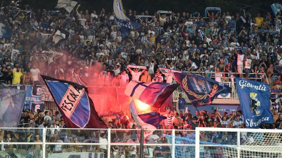 Serie C, largo successo del Pescara sull'Empoli: 4-0. Vinciguerra resta in panchina