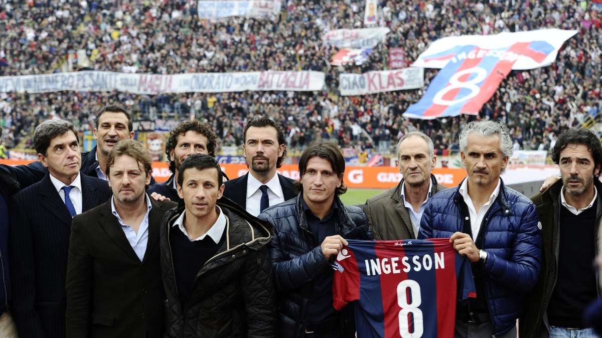 QUI BOLOGNA - Presenti al Dall'Ara i figli di Klas Ingesson