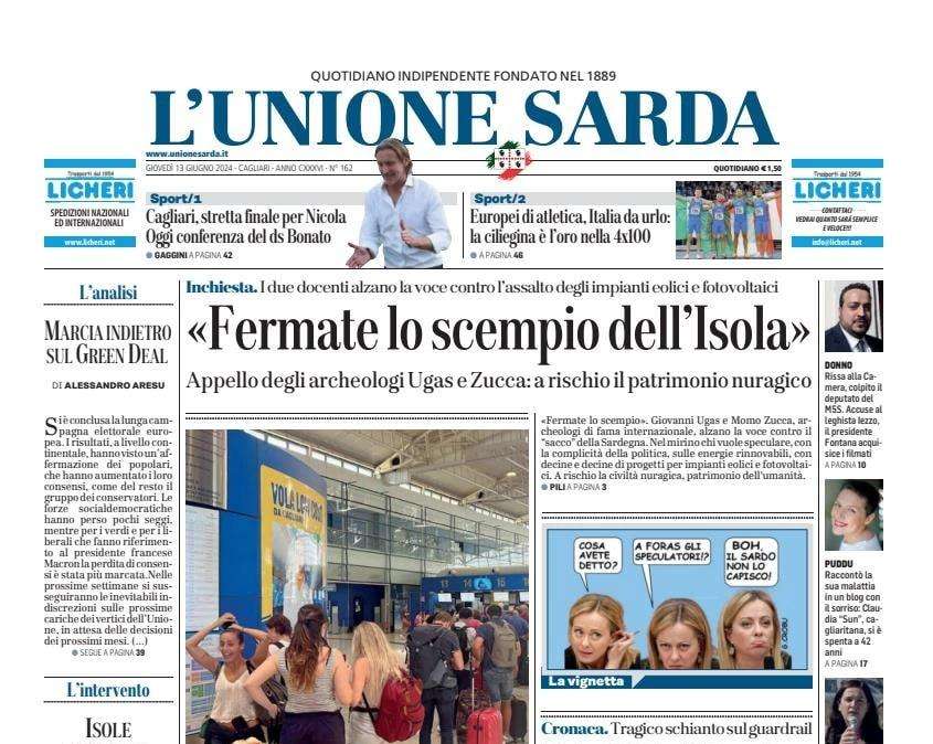 L'Unione Sarda - Cagliari, stretta finale per Nicola