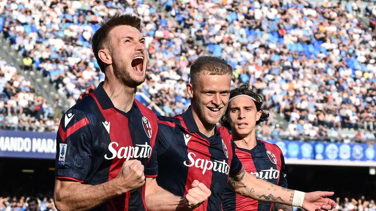 Serie A, il Bologna espugna Napoli: è 0-2 al 'Maradona'. La classifica aggiornata