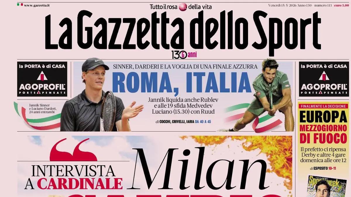 Parla il proprietario del club rossonero. Gazzetta: "Cardinale: 'Milan, cambio"