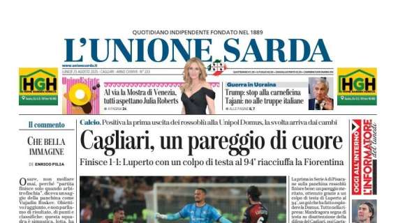 L'Unione Sarda - Cagliari, un pareggio di cuore