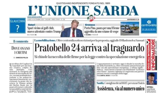 L'Unione Sarda - Cagliari, che batosta. Il Napoli passeggia nella bolgia