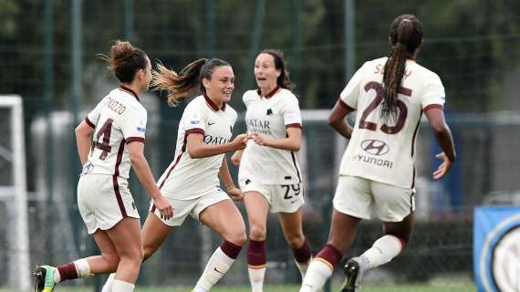Serie A Femminile, Roma e Sassuolo in testa alla classifica