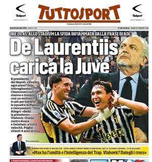 Tuttosport - De Laurentiis carica la Juve
