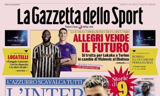 Gazzetta - L'Inter acchiappa Scamacca