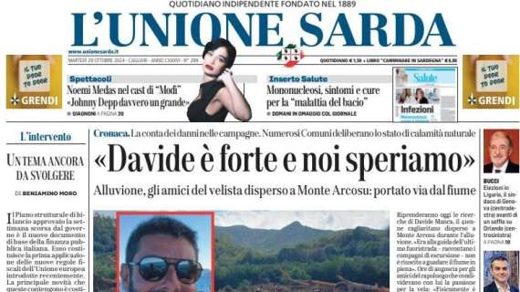 L'Unione Sarda - Cagliari, dopo il ko di Udine voglia di riscatto col Bologna