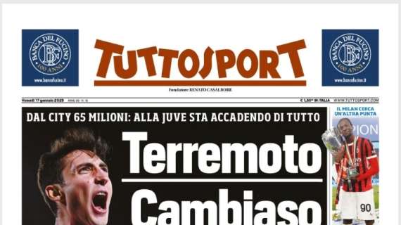 Tuttosport - Terremoto Cambiaso