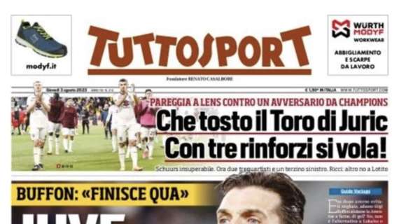 Tuttosport - Juve, raccogli l'eredità di Gigi